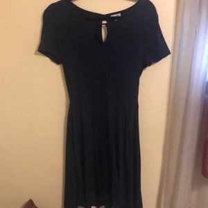 Navy blue mini dress